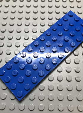 全新LEGO乐高正品零件配件MOC 3029 4x12 基础板 4528850 蓝色