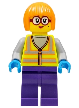 全新LEGO乐高正品人仔 城市系列 cty1486 Shirley Keeper 60340