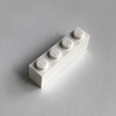 全新LEGO乐高正品零件配件MOC 3010 1x4 基础砖 301001 白色