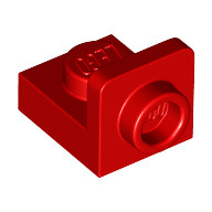 全新乐高LEGO正品零配件MOC 36840 1x1-1x1反向托架 6249907 红色