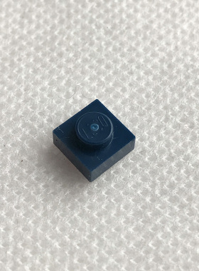 全新乐高LEGO正品零件配件MOC 3024 1x1 基础板 4184108 深蓝色