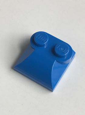 全新乐高LEGO零件配件 47457 2x2 斜坡面砖 弧形砖 4496366 蓝色