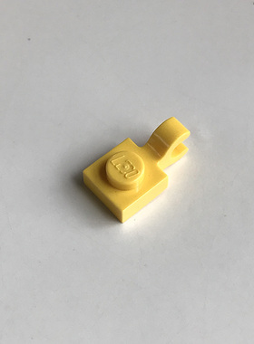 全新乐高LEGO正品配件MOC 61252 1x1单侧纵向夹口板 4540040 黄色