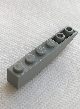 全新LEGO乐高零件 42023 6x1 反向弧面砖 4211731 6132260 浅灰色
