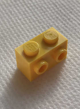 全新LEGO乐高正品零件 11211 1x2 单面带凸点砖 6119197 黄色