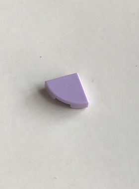 全新乐高LEGO正品 25269 29775 1x1 1/4 圆光面板 6240465 浅紫色