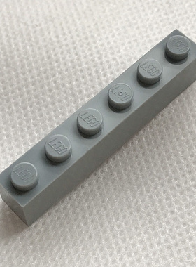 全新LEGO乐高正品零件配件MOC 3009 1x6基础砖 4211393 浅灰色