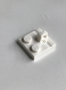 全新LEGO乐高正品零件MOC 92582 2x2 顶部带铰链板 4613762 白色