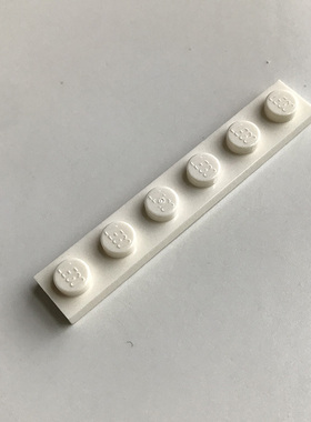 全新LEGO乐高正品配件零件 3666 1x6基础板 366601 白色