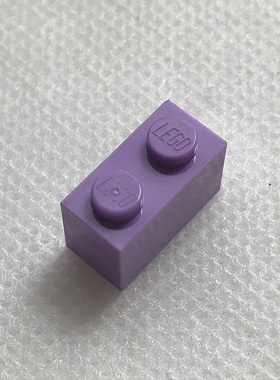 全新LEGO乐高正品零件配件MOC 3004 1x2 基础砖 4623598 中紫色