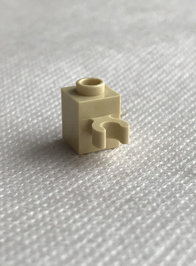 全新乐高LEGO 30241 60475 1x1 夹口铰链砖 6136390 6360037 米色
