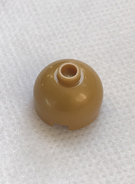 全新乐高LEGO正品零件 30367 553c 2x2 圆顶砖 4569316 珍珠金色