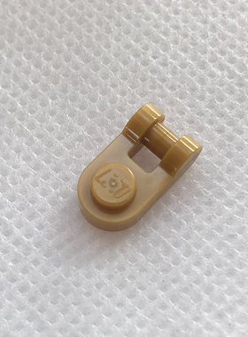 全新LEGO乐高正品零件 26047 1x1 带柄铰链板 6212377 珍珠金色
