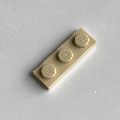 全新乐高LEGO正品配件零件MOC 3623 1x3 基础板 4121921 米色