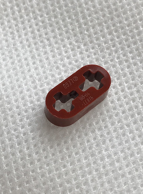 全新LEGO乐高零件 41677 44862 1x2 带轴孔薄臂 6212140 深红色
