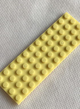 全新LEGO乐高正品零件配件MOC 3029 4x12 基础板 6290533 浅黄色