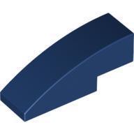 全新LEGO乐高正品零件 50950 3x1 斜面砖 弧形砖 4540280 深蓝色
