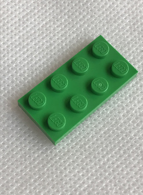 全新乐高LEGO正品零件配件MOC 3020 2x4 基础板 6141590 亮绿色