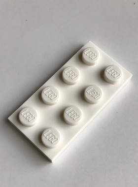 全新LEGO乐高正品零件配件MOC 3020 2x4基础板 302001 白色