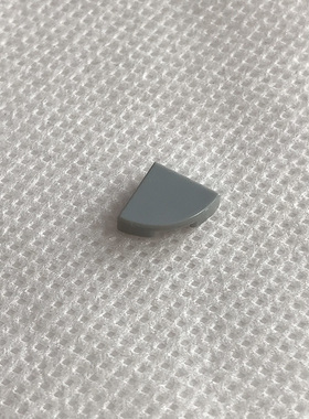 全新LEGO乐高正品零配件MOC 25269 1x1 1/4圆光面板 6176433 浅灰