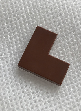 全新乐高LEGO正品零件MOC 14719 2x2 转角光面板 6221608 棕色