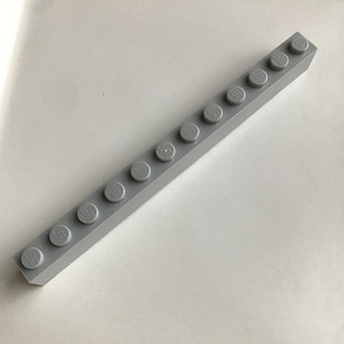 全新乐高LEGO正品零件配件MOC 6112 1x12 基础砖 4211522 浅灰色