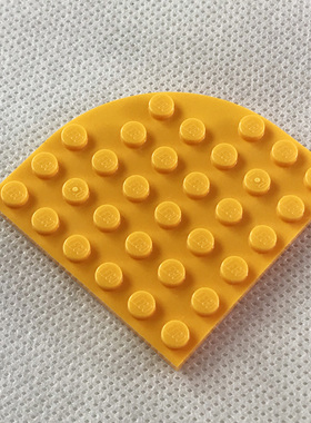 全新乐高LEGO正品零件配件MOC 6003 6x6 弧形板 6312355 中黄色