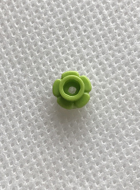 全新LEGO乐高正品零件MOC 24866 1x1 五瓣花 植物 6209692 浅绿色
