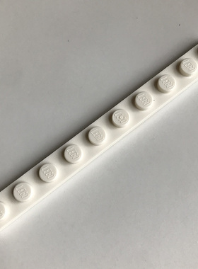 全新乐高LEGO正品零件配件MOC 4477 1x10 基础板 447701 白色