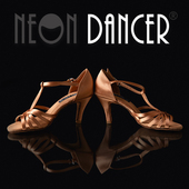 Dasha同款 女拉丁舞鞋 T带款 舞鞋 锥跟 Neon 国标舞鞋 Dancer