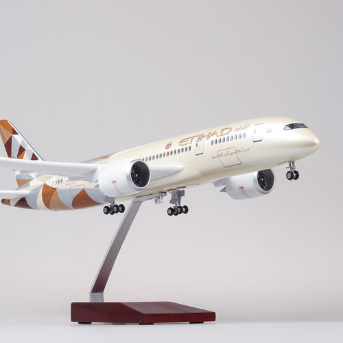 43cm阿提哈德航空飞机模型787