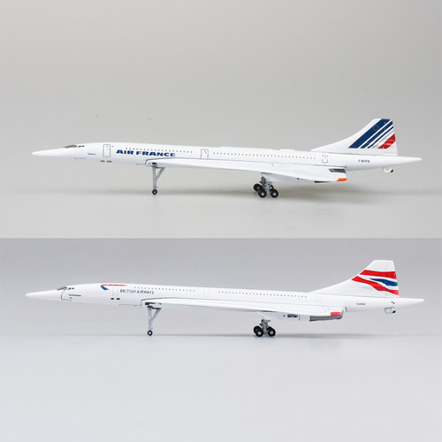 客机飞机模型法航协和合金礼物