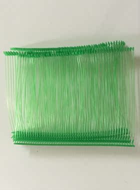 吊牌胶针 服装衣服吊牌线粗工字胶针,粗枪针排针绿色7.5CM