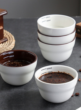 优瑞陶瓷cuppingcup专业咖啡杯测碗咖啡豆SCAA比赛杯测碗冲泡简约