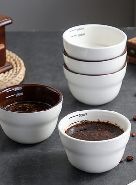 优瑞陶瓷cuppingcup专业咖啡杯测碗咖啡豆SCAA比赛杯测碗冲泡简约