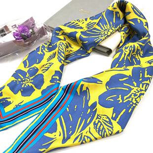 D家花儿朵朵 优雅真丝斜纹绸方巾桑蚕丝百搭款丝巾气质围巾披肩90