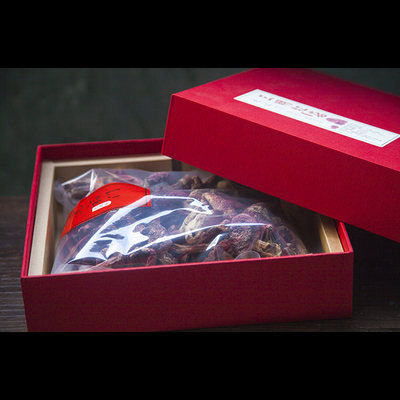 野生250g伴手礼红蘑菇包邮