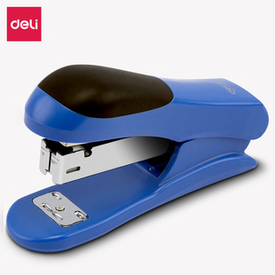得力0305中型订书机标准型加厚层订书器办公家用多功能手动装订机