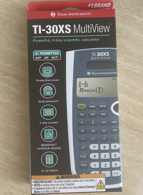【精算师考试推荐】德州仪器 TI-30XS MultiView 科学函数计算器