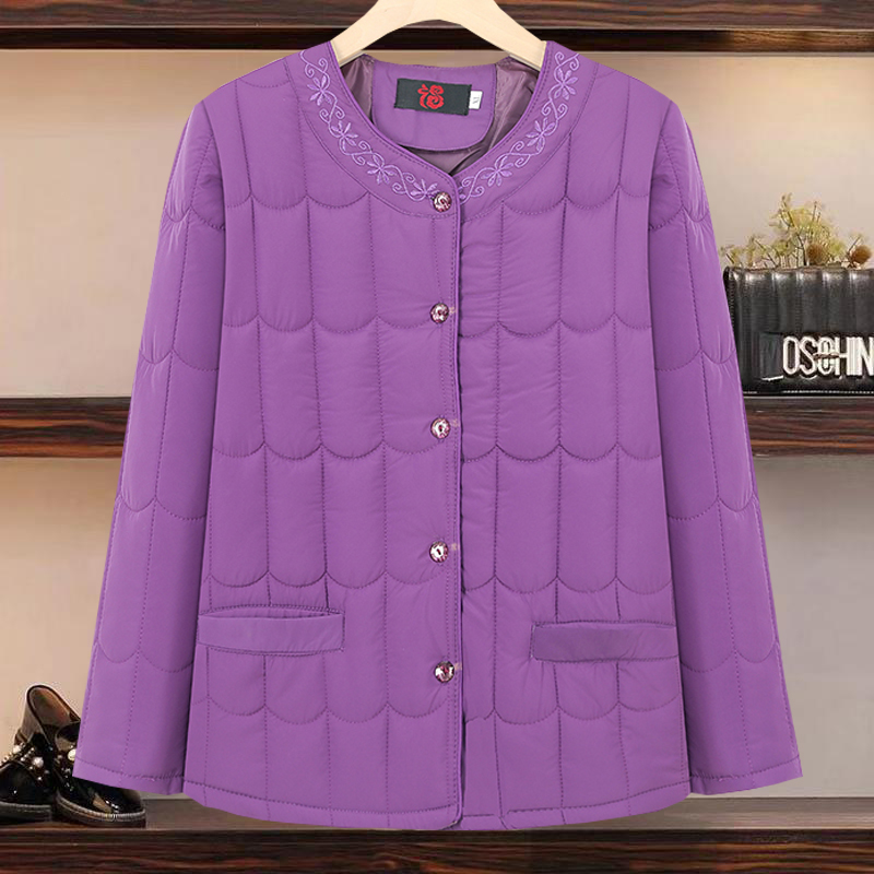 冬季羽绒棉棉袄时尚妈妈保暖外套