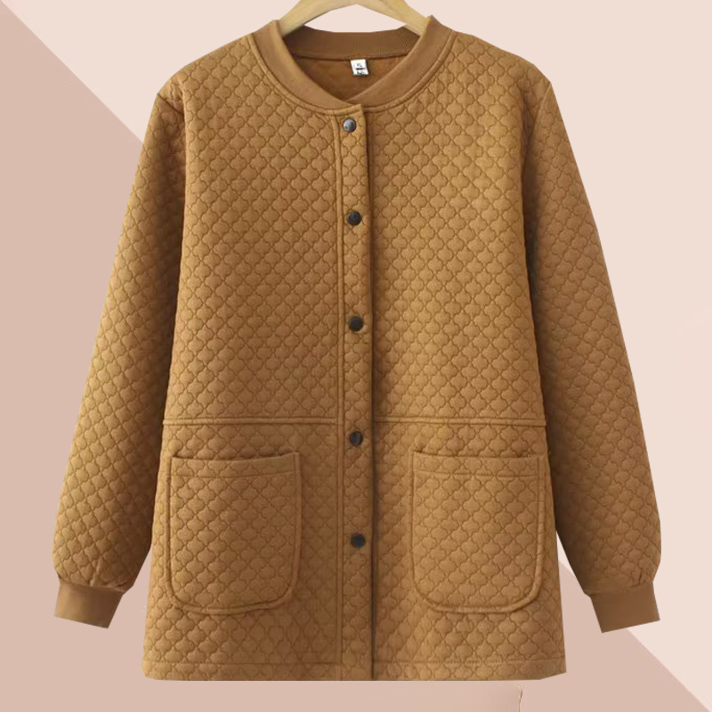 长袖立领口袋开衫休闲外套