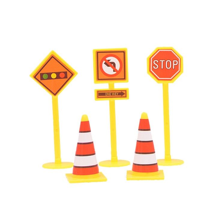 路障交通指示牌蛋糕摆件工程车挖土机生日蛋糕装饰插件交通警示牌,节庆用品/礼品,节日装扮用品,淘宝优惠券,粉丝福利购,淘宝优惠卷