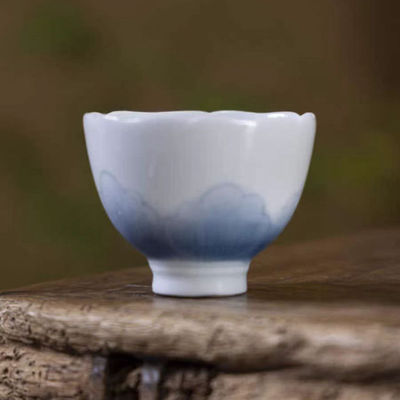 手绘釉下彩主人杯单杯陶瓷茶杯个人品茗杯普洱杯40ml
