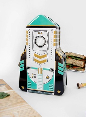 英国 Suck UK创意火箭野餐盒郊游便当盒学生午饭盒 男孩生日礼物