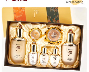 韩国whoo新款后天气丹面部护肤三件套装抗皱紧致补水保湿控油套盒