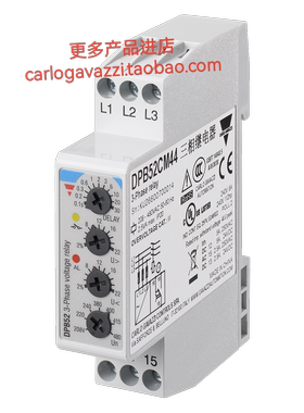 DPB52CM44瑞士佳乐三相过欠压相序缺相不平衡保护继电器DPB51延时
