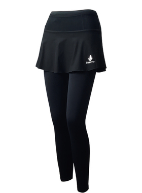 北斯途春夏秋冬跑步健身运动越野水袋微压缩吸汗速干假两件长裤裙