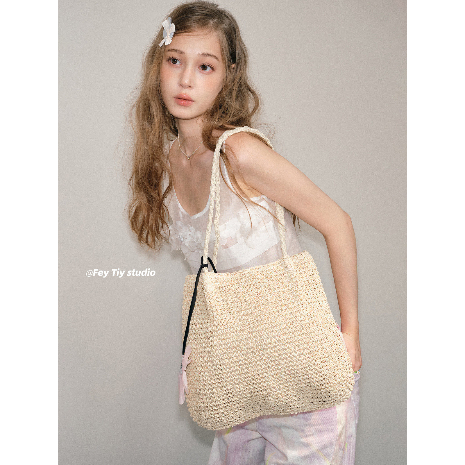 feytiy 不会滑肩~夏季定制草包通勤大容量单肩包托特包海边度假风,箱包皮具/热销女包/男包,通用款女包,淘宝优惠券,粉丝福利购,淘宝优惠卷