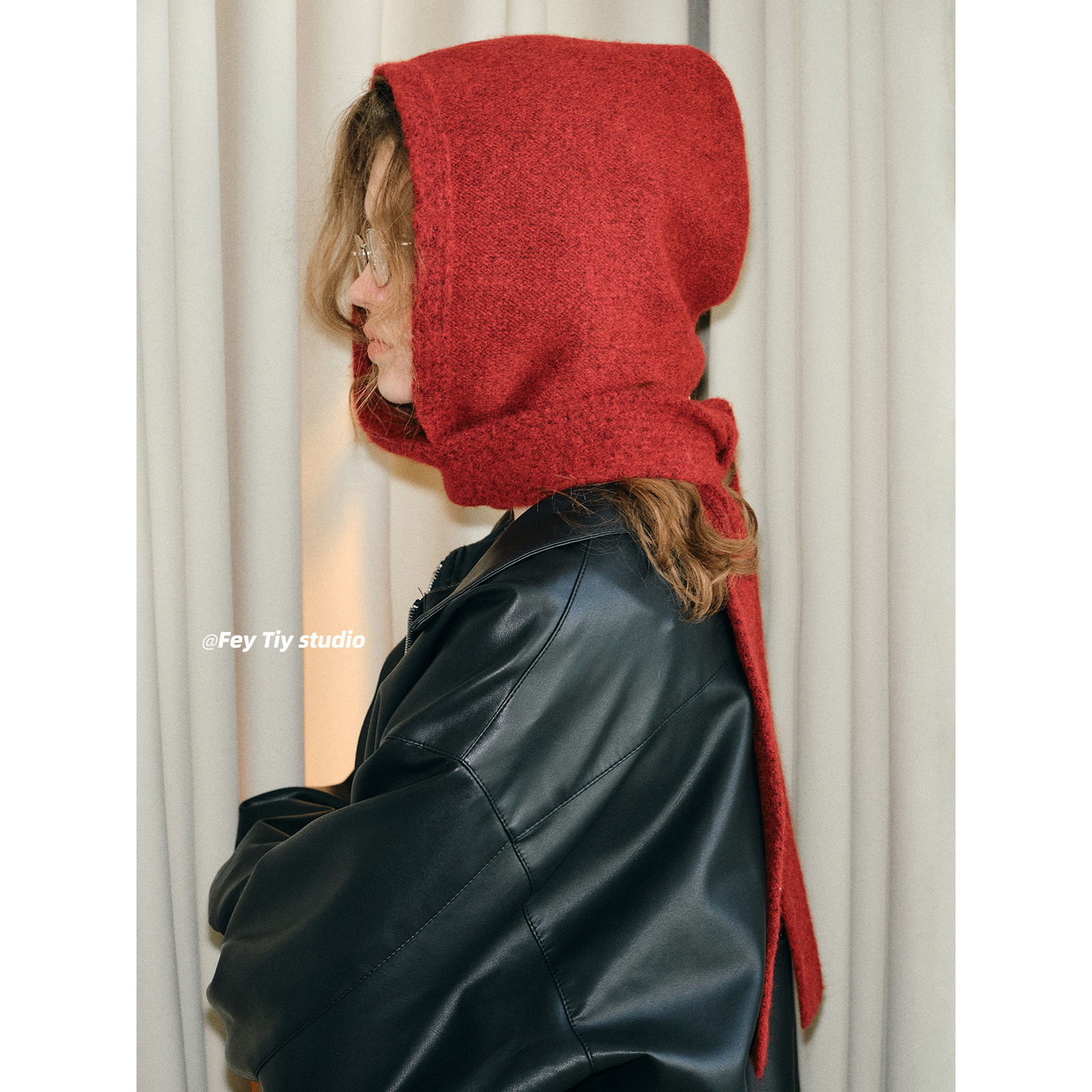 2025秋冬巴拉克拉法帽围巾一体女