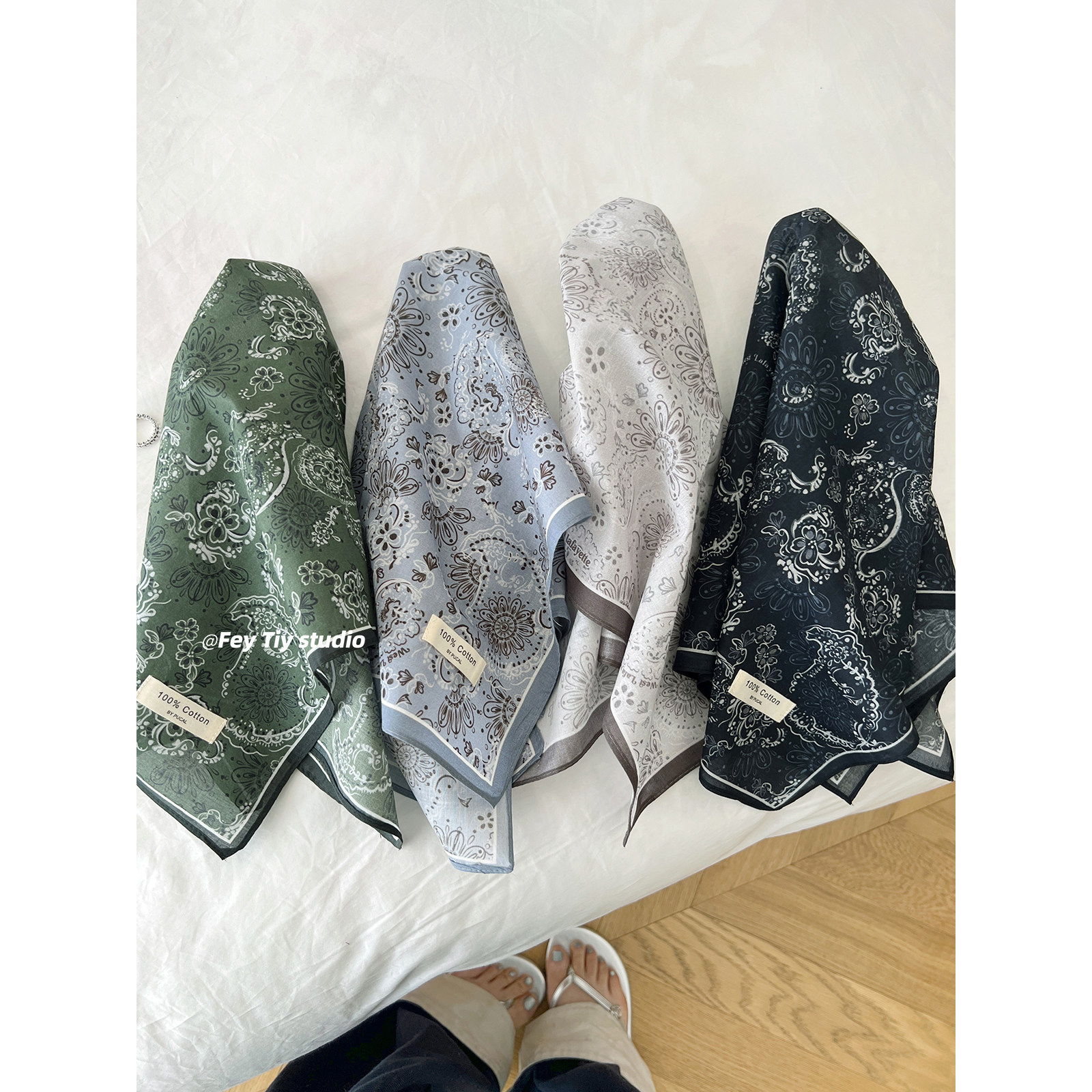 feytiy 质感很好 日系小方巾纯棉腰果百搭街头搭配棉麻男士丝巾女,服饰配件/皮带/帽子/围巾,围巾/丝巾/披肩,淘宝优惠券,粉丝福利购,淘宝优惠卷